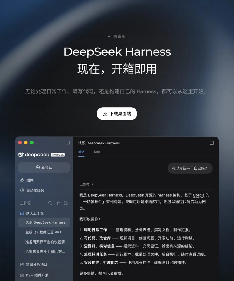 DeepSeek 开放平台接口架构
